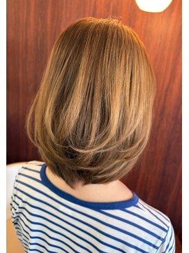 ヘアメイク ウエニ 上本町(HAIR MAKE UE2) 明るいカラーでも白髪が目立たない♪