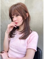 ロイジー(roijir)&nbsp;表参道roijir ピンクブラウン×レイヤーカット