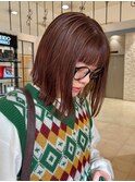 チェリーブラウンボブ