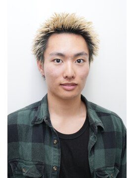 モリゲン フェローシップ レグ(MORIGEN fellowship REGU) メンズカットアップバングハイトーンスパイキーショート0602