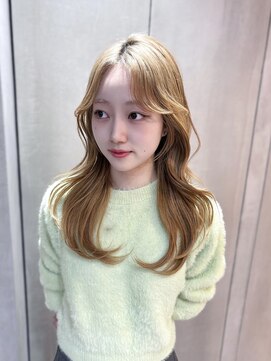 ロンドクロエ 横浜(Lond Chloe) ミニウルフレイヤーカット顔周りカット前髪カット韓国ボブ