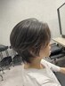 【新規限定】カット+カラー+link３stepトリートメント/白髪染め可/泡パック付