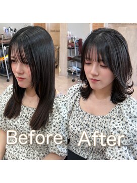 シルクレイ 新宿店(Silk-lei) ☆大人可愛いミディアムヘア くびれヘア 新宿