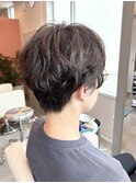 くせ毛風ニュアンスショート