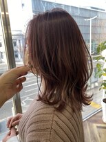 リジー(Litzy)&nbsp;’大人ミディアムレイヤー×暖色透明感カラー’