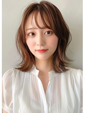 ブロウ ネックス ザ サロン 表参道(VLOW nex the salon) 【hit style#40】愛されミディアムレイヤー vlow 表参道 韓国