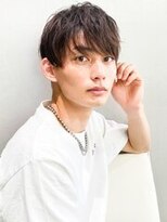 ソア 渋谷(soar)&nbsp;渋谷メンズ秋カラー◎シャドウパーマ×マッシュで韓国風