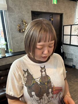 アイビーヘアー(iB HAiR) ミニボブ/ミルクティーベージュ