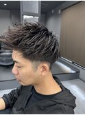 刈り上げ　ジェットモヒカン　ショート