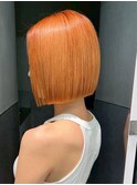 ボブハイトーンミディアムショートブリーチ_ba561851