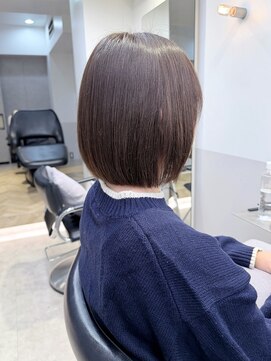 グラフ 銀座(GRAFF) ボブ/髪質改善ストレート/オリーブカラー