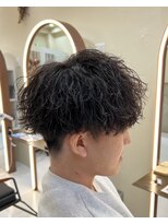 ラ ポルト ドゥ サワ(La Porte de SAWA) ツイスパ波巻きパーマ×マッシュ/長野市美容室