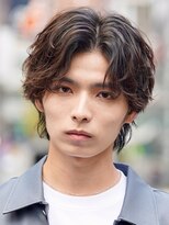 フィフスパーク(fifth PARK)&nbsp;アクティブショートフェザーパーマルーズショートセンターパート