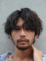 フィフスパーク(fifth PARK)&nbsp;渋谷波巻きスパイラルパーマシャドウパーマメンズマッシュウルフ