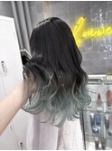 ミントグラデーションカラー　【ayami】