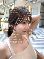 ロンドアベニール 北千住(Lond avenir)&nbsp;レイヤーボブ/ミルクティーベージュ/30代40代50代/北千住