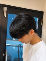 オーバーネオ 町田(OVER NEO)&nbsp;センターパート×ニュアンスパーマ