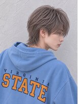 キャロル(CAROL)&nbsp;高松メンズ｜グレージュ×韓国ウルフ