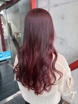 モップアップ ゾイトロープ(Mop up zoe trope)&nbsp;人生で一度はしてみたいチェリーレッド