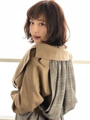 cie hair.オシャレ,波巻き,透明感,ラフ,カジュアル,スタイル