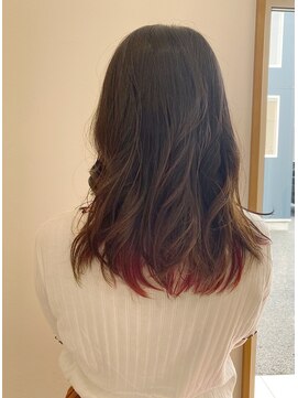 ロルド シェリ(Rold Cheri) インナーカラー　レッド