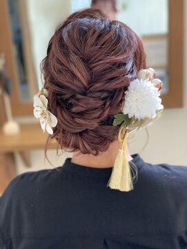 ヘアサロン イロドリ(hair salon irodori) 成人式。自分史上最高アレンジ。