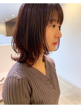 グランドール リュクス(Grandoll Luxe) バイオレットカラー×レイヤースタイル