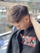 ノクターン 池袋(NOCTURNE)&nbsp;ワイルドアップバングかき上げヘアフェードショート