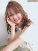 マロンベージュかきあげAラインボブトリートメント(所沢7)
