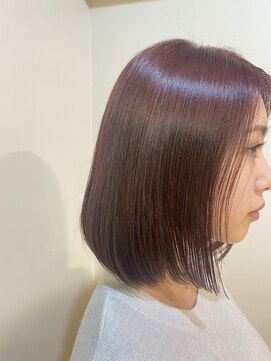 ラべリー 池袋(LOVELEY) ワインパープル　髪質改善　【池袋】