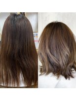 アンフィユヌキャトル(AnFye une Qatll)&nbsp;ばっさりカット＋ジュエリーシステム×LULUTr×縮毛矯正♪