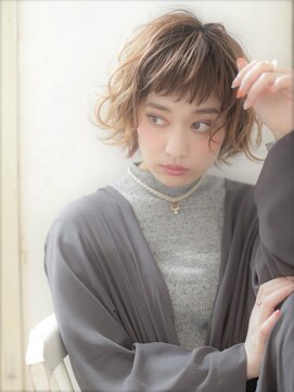 マーシュ(marshu) 【marshu  OSAKA Style】ショート×透け感ブラウン