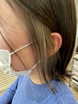 ネオリーブアオバ 高田馬場店(Neolive aoba)&nbsp;インナーカラー　ベージュ　初めてのインナーにもおすすめ