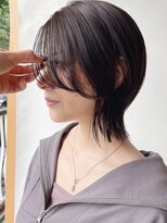 モリオフロムロンドン 原宿本店(morio from London)&nbsp;【morio 原宿】丸みレイヤーウルフ　耳かけ　ダークブラウン