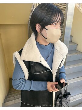 エンシー(ENCI) 耳掛けショート/カーキグレージュ