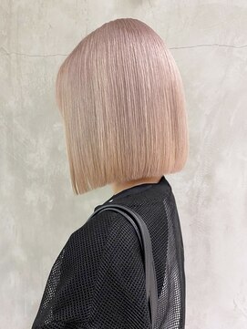 アルバム 渋谷パルコ(ALBUM) ホワイトピンク_チェリーブラウンフェミニンロング_ba394913