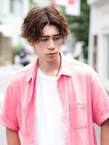 アカ(ACA) メンズマッシュパーマ波巻きツイストスパイラルパーマ札幌大通