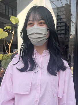 ヘアー アイス ルーチェ(HAIR ICI LUCE) ブルーブラック/今枝