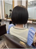顎ラインのすっきりボブ