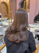 フィッシュ(fish)&nbsp;＊艶出しカット+ミルクティーブラウン＊+°