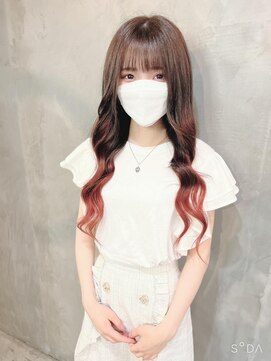 リエコー(RE'ECHO) プルエクステでピンクグラデーション