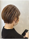 人気丸みショート