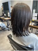 ブラウンカラー#透明感カラー×切りっぱなし20代30代40代