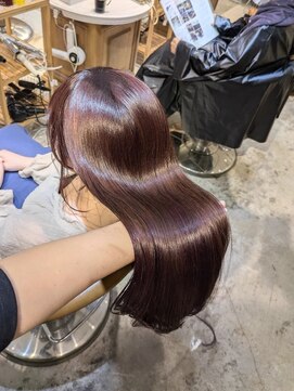 ロンド シャルム 吉祥寺(Lond charme) ブリーチなしWカラー/ラベンダーピンク/イノアカラー