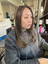 ヘアリゾートエーアイ 浅草店(hair resort Ai)&nbsp;ザクザクミディアムレイヤー　ハイライト