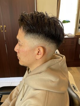 グレイスフルバーバーロンドン 大宮店(Graceful Barber London) 【30代 男性】ロンドン七三フェード（大宮/バーバー）