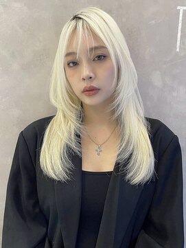 トルネード(TORNADO) 韓国ヘア サイドバングをフェイスレイヤーで垢抜けヘアに M0116