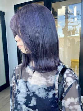 スタイルジャパン 新都心店(style JAPAN) ダブルカラー×パープル