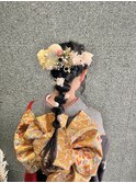 成人式前撮りヘア