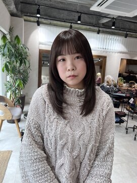 アドア 横浜(ADORE) 【ADORE横浜】レイヤーカット×髪質改善ストレートパーマ